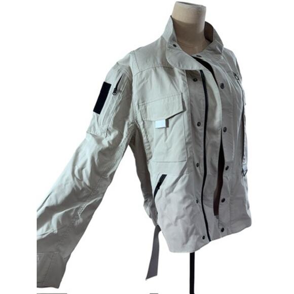 NWT!!"Order Plus" Jun & Long, Women's Cargo Jacket Size L ,Tactical Jacket, - Picture 2 of 16